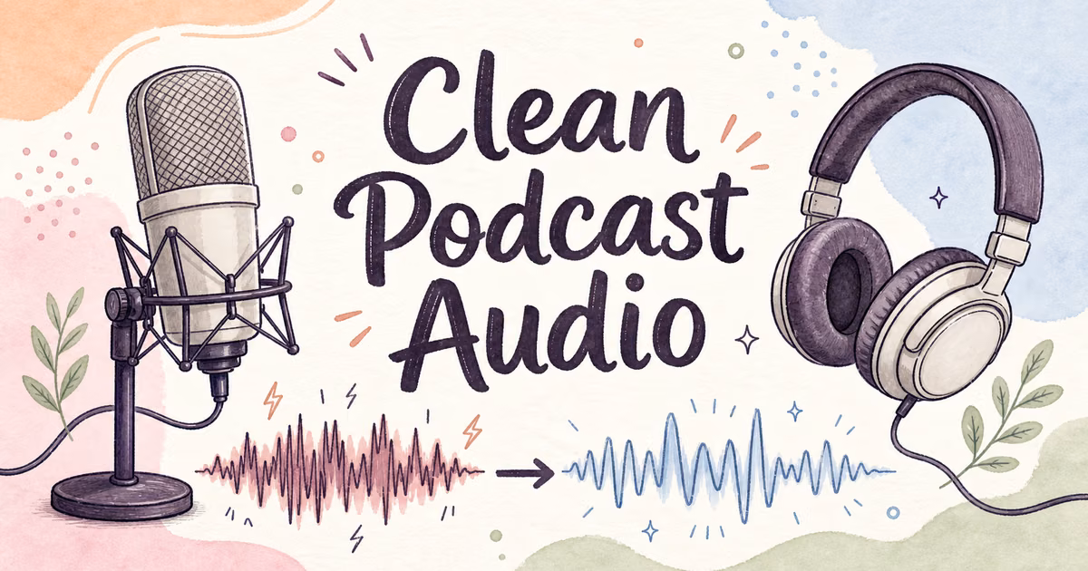 Clean Podcast Audio: A Practical Guide