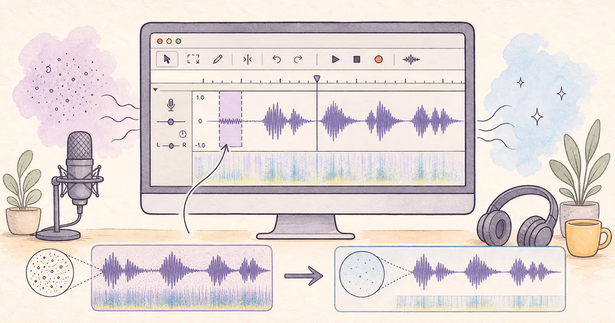 Remove Background Noise in Audacity