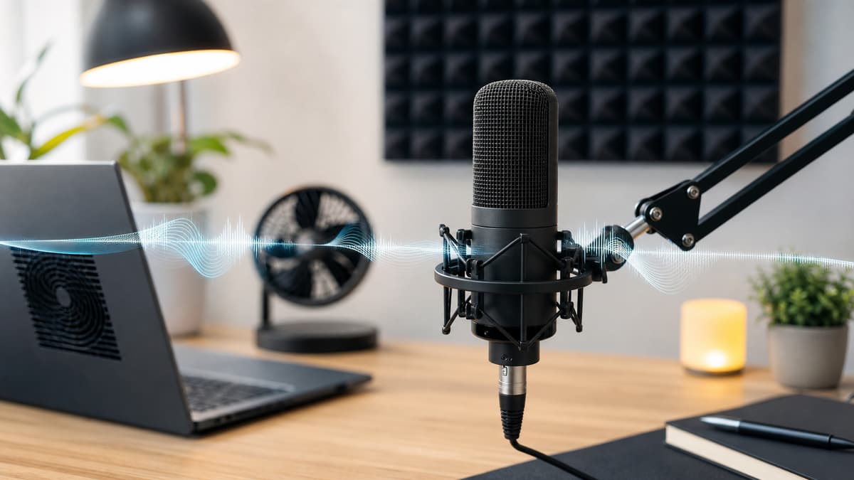 Remove Fan Noise from Microphone